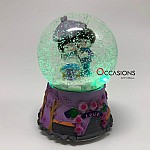 Purple Umbrella Snow Globe (with light)