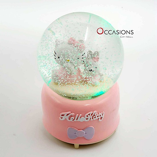 Hello Kitty Snow Globe (with light)