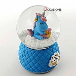 Unicorn Dream Snow Globe - blue