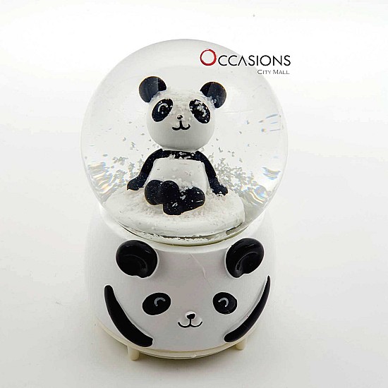 Panda Snow Globe (with light)