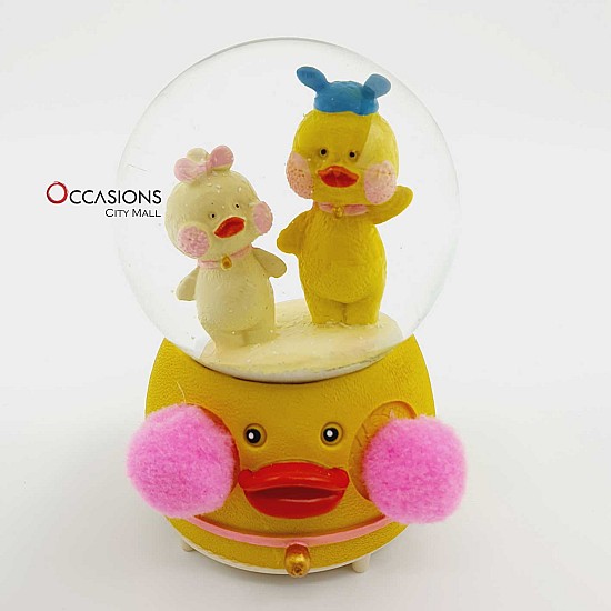 Double Duck Snow Globe