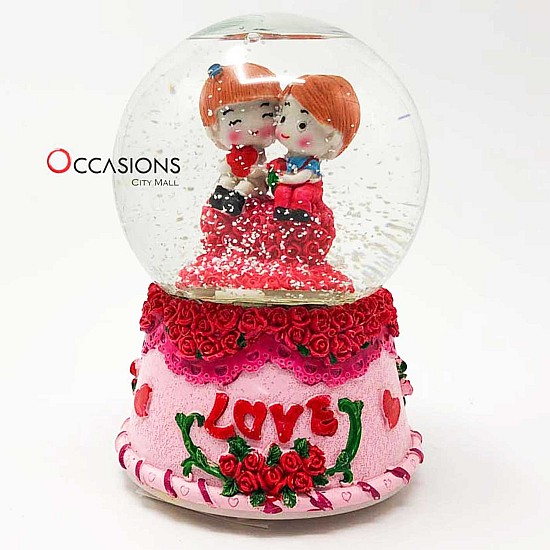 Roses Garden Snow Globe