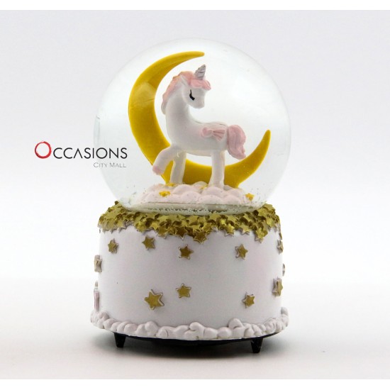 Unicorn Moon Snow Globe