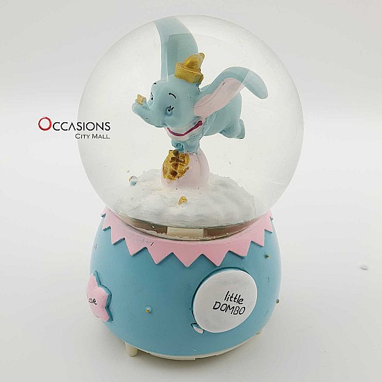 Little Dumbo Snow Globe (with light)